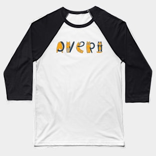 Averi | Girl Name | Cat Lover | Cat Illustration Baseball T-Shirt